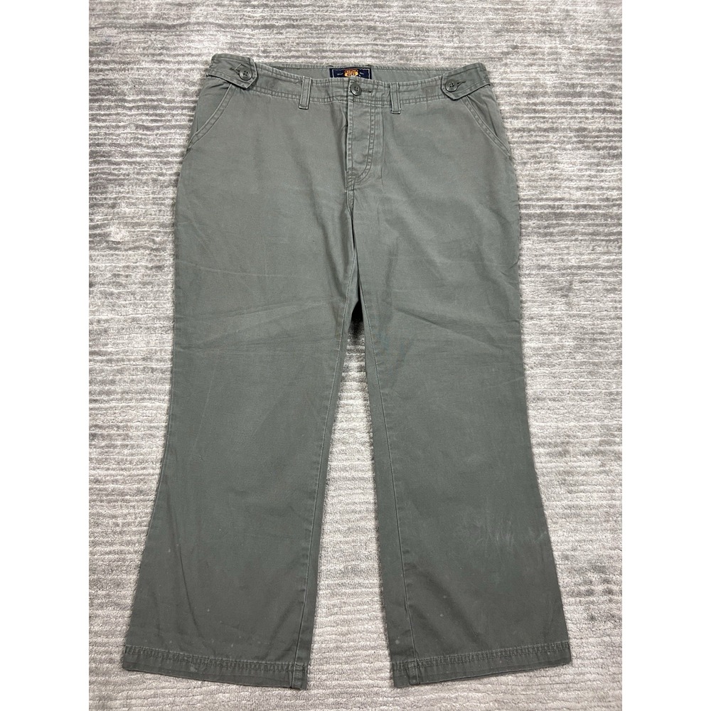 Route 66 Pants Womens‎ 10 Gray Straight Leg Cotton Chino Casual